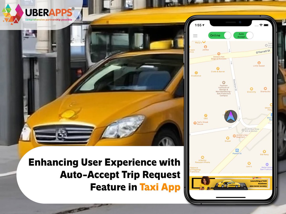 UBERAppsTech's tweet image. We interoduce auto-accept trip request in our taxi app. In this blog, we will explore how this feature is transforming the taxi app experience and its impact on both passengers and drivers.

bit.ly/46cHlpQ
#AutoAcceptTripRequestfeature #Autoacceptfeature #Uberapps