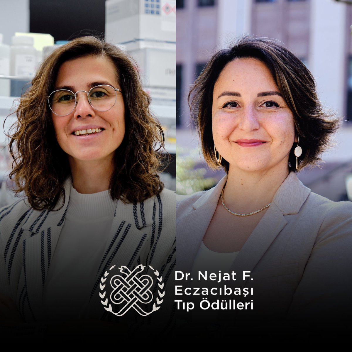 kocuniversity's tweet image. Dr. Nejat Eczacıbaşı Tıp Ödülleri’nde gösterdikleri olağanüstü başarı için değerli Öğretim Üyelerimizi tebrik ederiz.

Tıp Fakültesi'nden Prof. Dr. Tuğba Bağcı Önder ile Dr. Öğr. Üyesi Gözde Korkmaz Bilimsel Araştırma Desteği Ödülü'nü alırken, Mühendislik Fakültesi'nden Doç. Dr.…