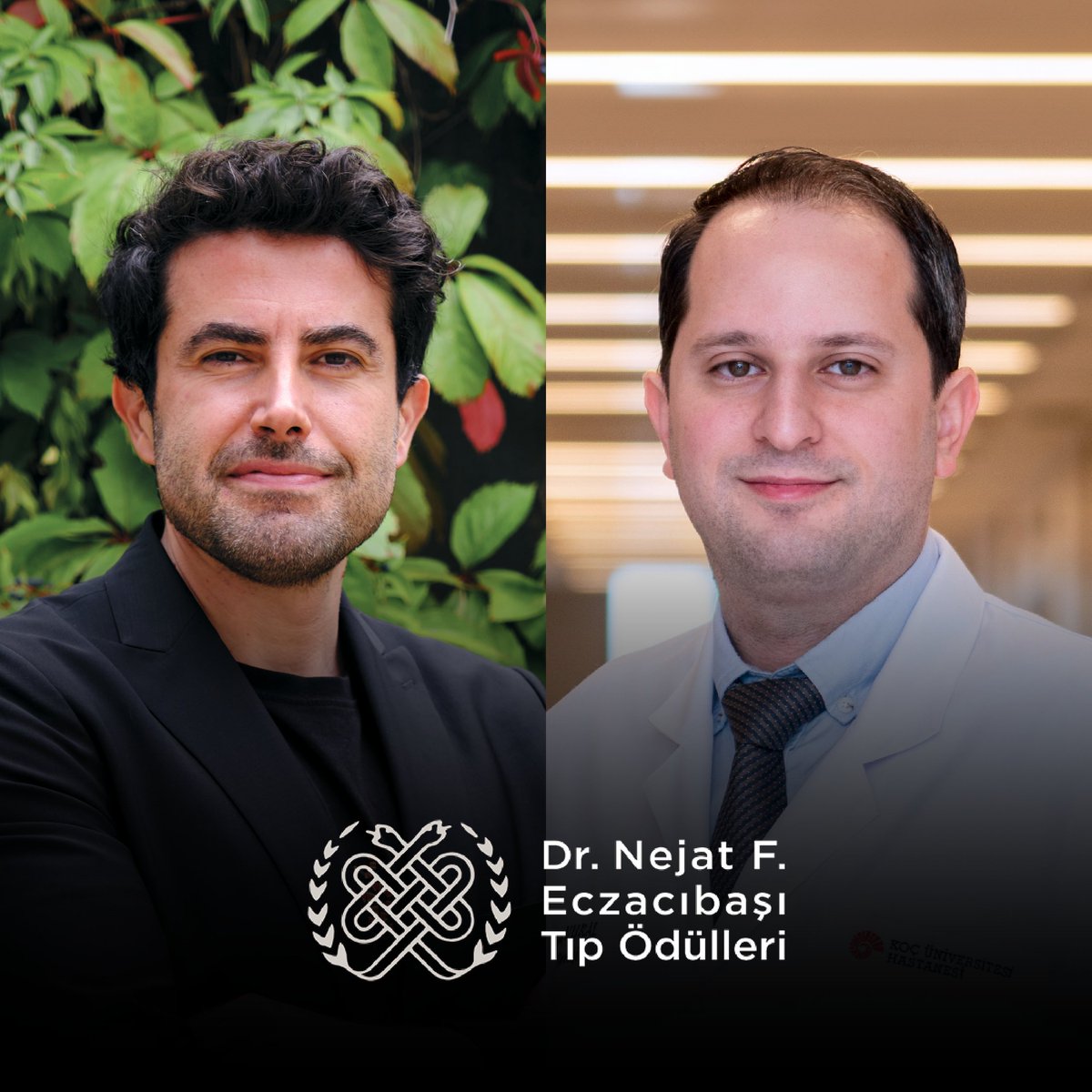 kocuniversity's tweet image. Dr. Nejat Eczacıbaşı Tıp Ödülleri’nde gösterdikleri olağanüstü başarı için değerli Öğretim Üyelerimizi tebrik ederiz.

Tıp Fakültesi'nden Prof. Dr. Tuğba Bağcı Önder ile Dr. Öğr. Üyesi Gözde Korkmaz Bilimsel Araştırma Desteği Ödülü'nü alırken, Mühendislik Fakültesi'nden Doç. Dr.…