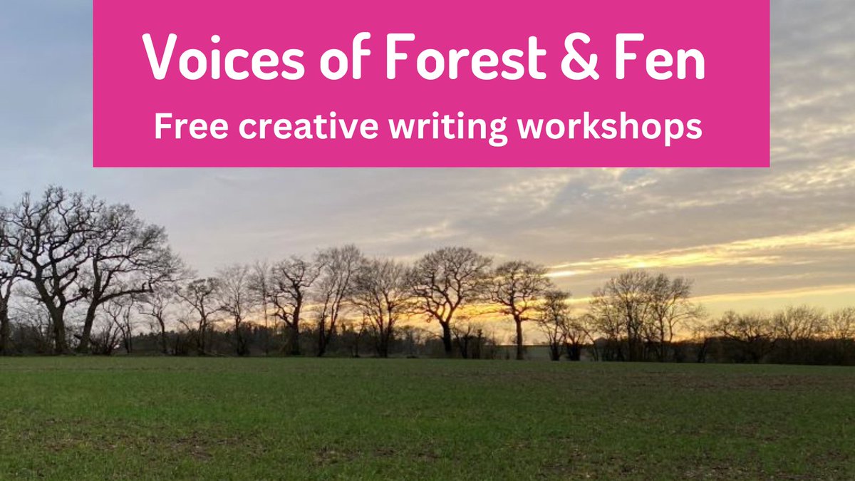 ✍️ Want to write about the place you call home? Join 'Voices of Forest and Fen' with writer Belona Greenwood - a series of free #creativewriting workshops exploring #Fenland and #ForestHeath. Info 👉 cppmarketplace.co.uk/voices-of-fore… #CreateYourPlace #WritingWorkshops #ExploreFenland