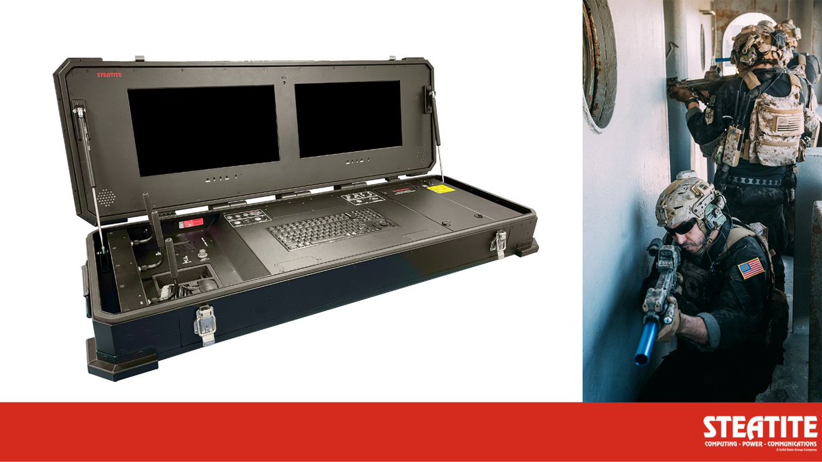 Steatite's tweet image. Want to see what the ultimate mobile #CommandAndControl terminal can do? Take a look at our CRiB to see how your operation leaders can get instant access to vital data for comprehensive mission information: bit.ly/3mlXUuG
#TacticalNetworking #MilitaryComms #MilitaryRadio