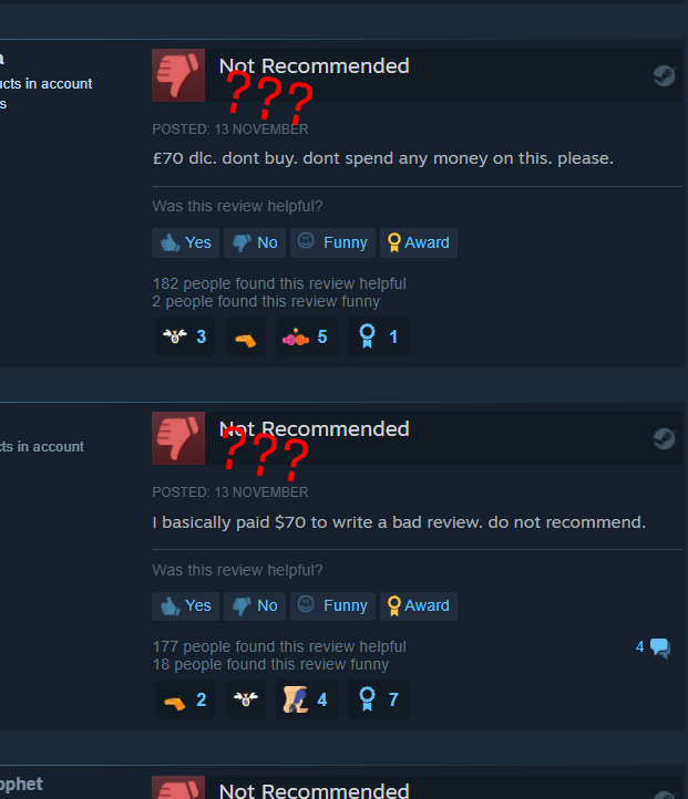 Strange thing with #CODMW3 on Steam. Why there is no playtime under reviews also you cannot browse all reviews? I thought that it is maybe normal practice when game has mostly negative score but I checked other badly launched games and they have it 🤔