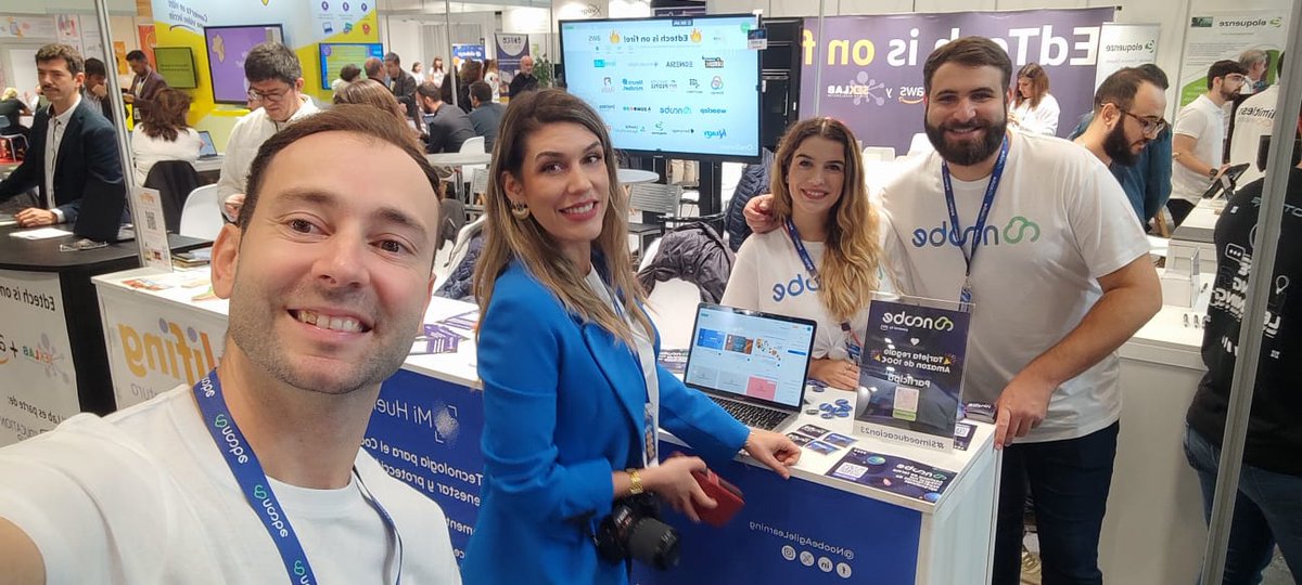 Noobe_AL's tweet photo. ✨ Ya estamos en @SIMOEDU_
,@IFEMA -#Madrid , donde estaremos presentes en el stand 6C12 junto a @AWS y #SEKLabEdTech.
💕Muchas gracias a Miguel Seijas y @felixlopez por contar con nosotros 😀.
#EdTechIsOnFire #SIMO23 #SimoEducacion https://t.co/cMtnU4n5o5