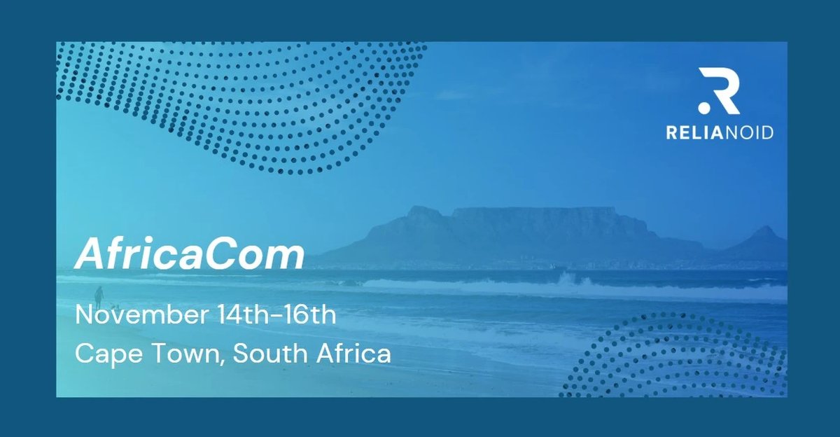 Spreading our presence worldwide! Also attending AfricaCom, will you be there? #AfricaCom2023 #CapeTownEvent #AfricaTechFestival #ConnectivityLeaders #TelecomsInnovation #DigitalInfrastructure #SustainableDevelopment #telecoms #AfricaInnovation #telco

relianoid.com/about-us/event…