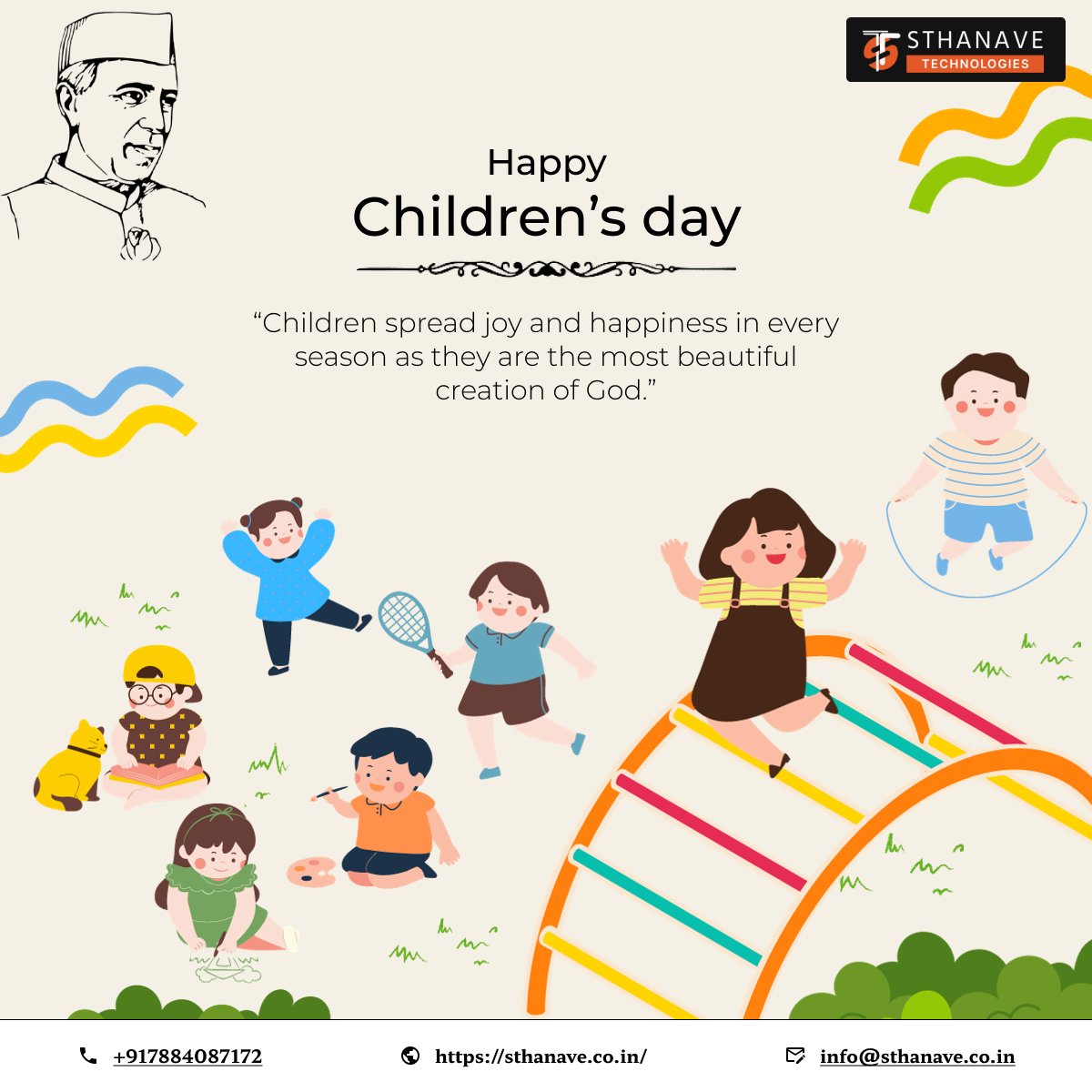 'In the garden of life, children are the most beautiful blossoms. Happy Children's Day to these little blooms that make our world brighter.'💐💐🙋🧑‍
#ChildhoodMagic #LittleDreamers #KidsJoy #LittleStars #Kidspirations