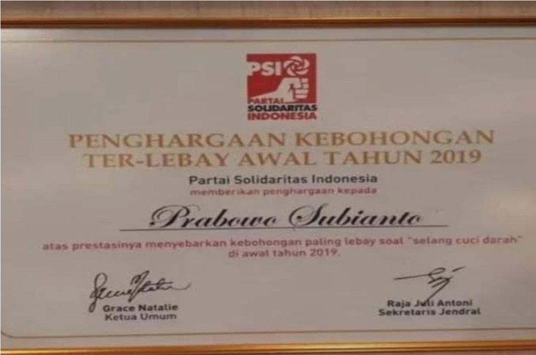 haribanjarnahor's tweet photo. @grace_nat Informasi dari kader2 paling hebat dari PSI.
🤣🤣 https://t.co/IYBXcVhgl5