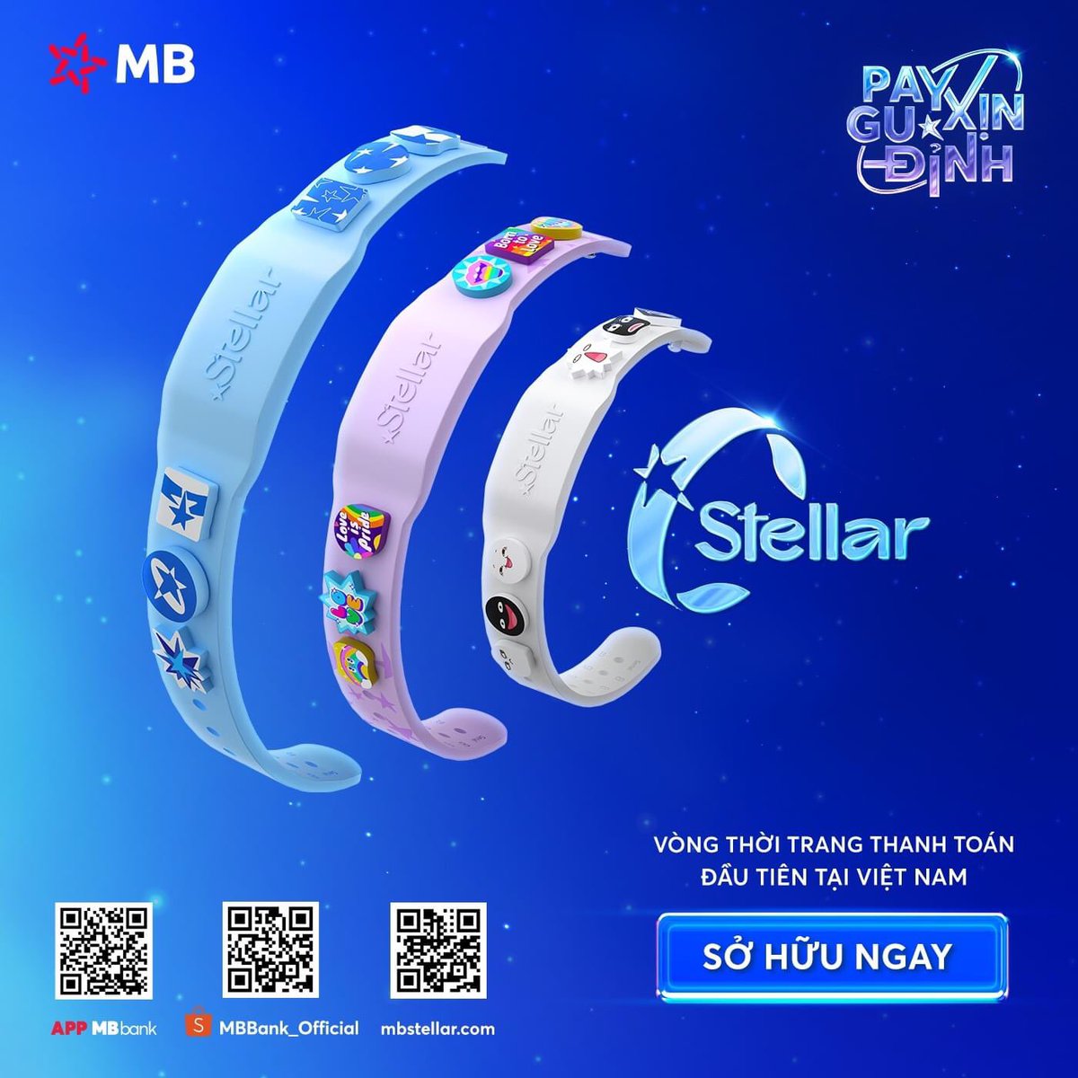 🔥 MN Bank đã ra mắt MB Stellar, vòng thời trang Stellar.