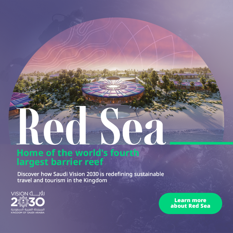 SaudiVision2030's tweet photo. Explore the hidden wonders of #TheRedSea – a gem of beauty, adventure, and sustainability. Now open to visitors, be among the first to discover this exceptional destination. Explore today. #SaudiVision2030