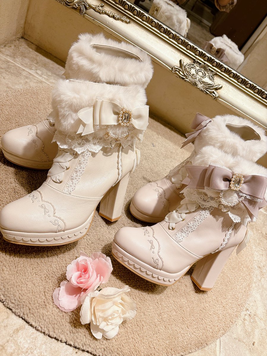 ㅤㅤㅤ -- 𝐍𝐞𝐰 𝐀𝐫𝐫𝐢𝐯𝐚𝐥 -- #Manywayファーショートブーツ