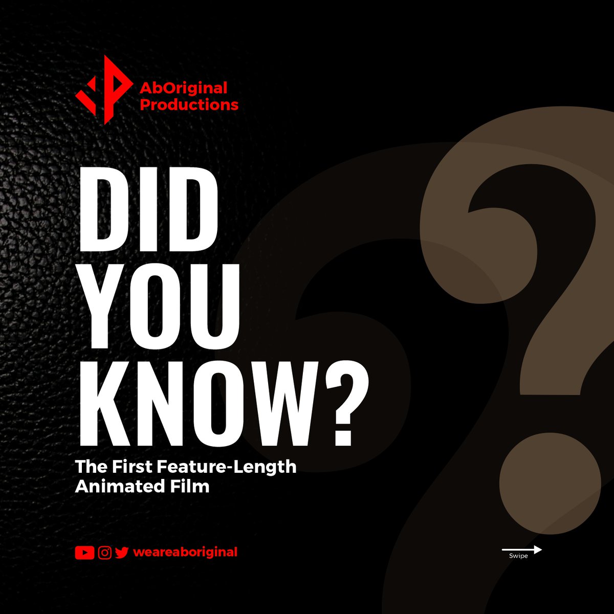 weareaboriginal's tweet image. Did you know? Disney may be famous for animation, but the first feature-length animated film was actually 'The Adventures of Prince Achmed' (1926) by Lotte Reiniger, a pioneering German filmmaker! 🎬✨

#learnwithaboriginal #AnimationHistory #didyouknow