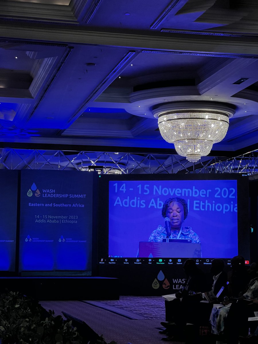 ⁦<a href="/WorldBank/">World Bank</a>⁩ VP ⁦<a href="/VictoriaKwakwa/">Victoria Kwakwa</a> ⁩ clarion call to re-imagine the delivery of water and sanitation. The time has indeed come to ensure universal access to WASH across Africa. Our commitment to eradicating poverty on a livable planet demands this focus on water.