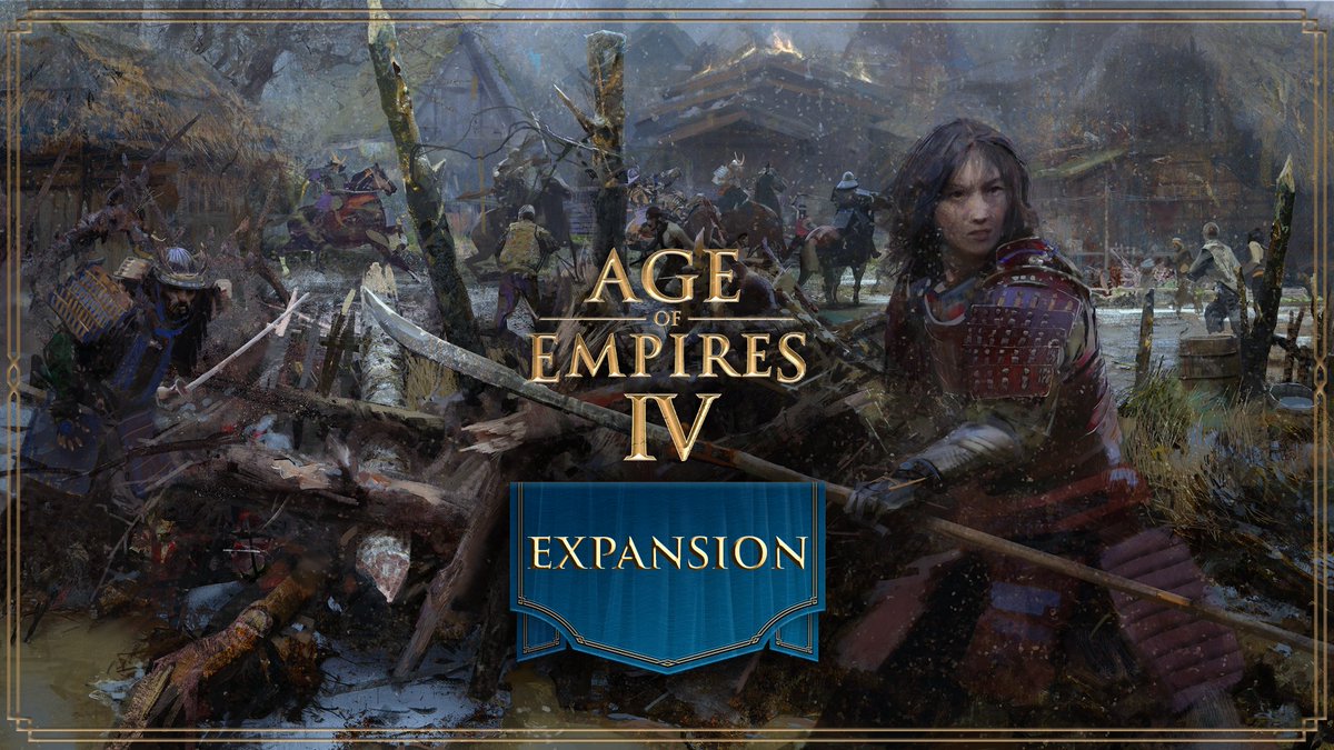 The new #AgeofEmpiresIV expansion will be live November 14th at 10am PT/6pm GMT!
Will you be playing the Byzantines, Japanese or one of the four incredible variant civilizations first?