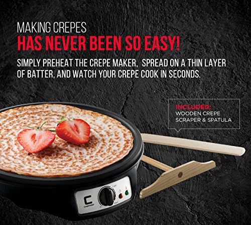 tik_modern's tweet image. Elevate your #breakfast game with the #CHEFMAN Electric #Crepe Maker!  Unleash your culinary creativity with precise temperature control and a spacious 12" non-stick griddle.  Perfect for crafting delicious crepes, tortillas, blintzes, #pancakes, #waffles, #eggs #moderntik