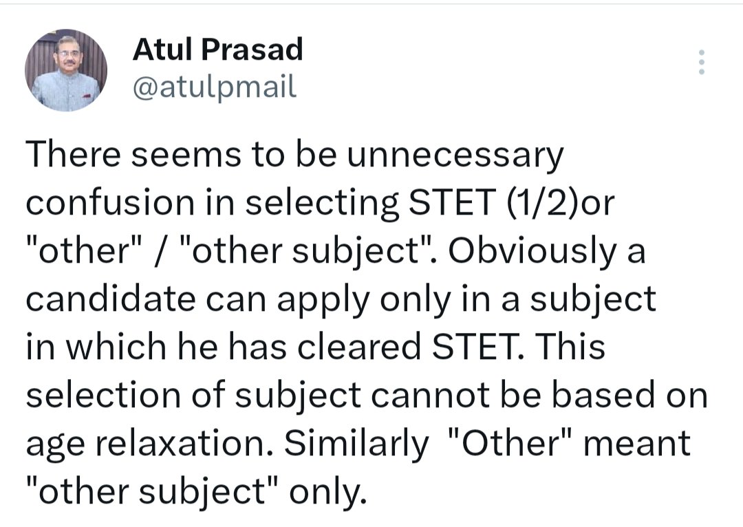deepankar2mail's tweet photo. @atulpmail आदरणीय sir आज रेजिस्ट्रेशन का अंतिम दिन है, लाखो अभ्यर्थियों ने confusion बस  अन्य का ऑप्शन चुन लिया है। आपसे आग्रह है edit का एक मौका अवश्य दें।।
#BPSC_TRE https://t.co/UzwurNtdCl
