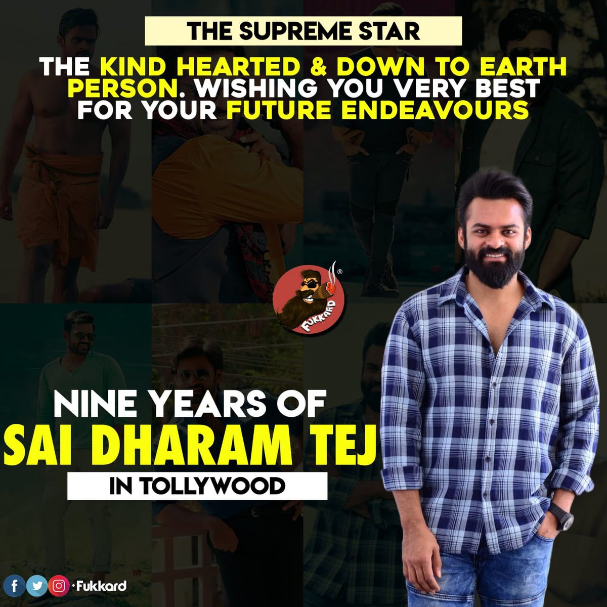 chandrahema1240's tweet photo. 9️⃣ years For Supreme Hero Sai Dharam Tej in Cinema!!
@IamSaiDharamTej #SDT
#9YearsOfSDTinTFI https://t.co/cU2b2NVzmv