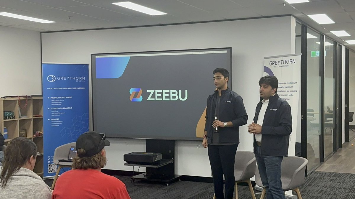 0xGreythorn's tweet photo. What a night!
🎉 Our casual meetup at @0xGreythorn 's Melbourne office with @zeebuofficial &amp; @AussieCryptoRS was a great success.

💭 Reflecting on these moments, we're more excited than ever about the future of crypto.

#AusCryptoCon #GreythornMeetup #web3 #web3melb https://t.co/TjaZKfulho