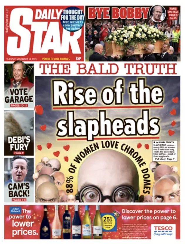 radiorobcharles's tweet photo. NEWS: Today's front page of @dailystar #SLAPHEADS https://t.co/2ynYjRmDH8