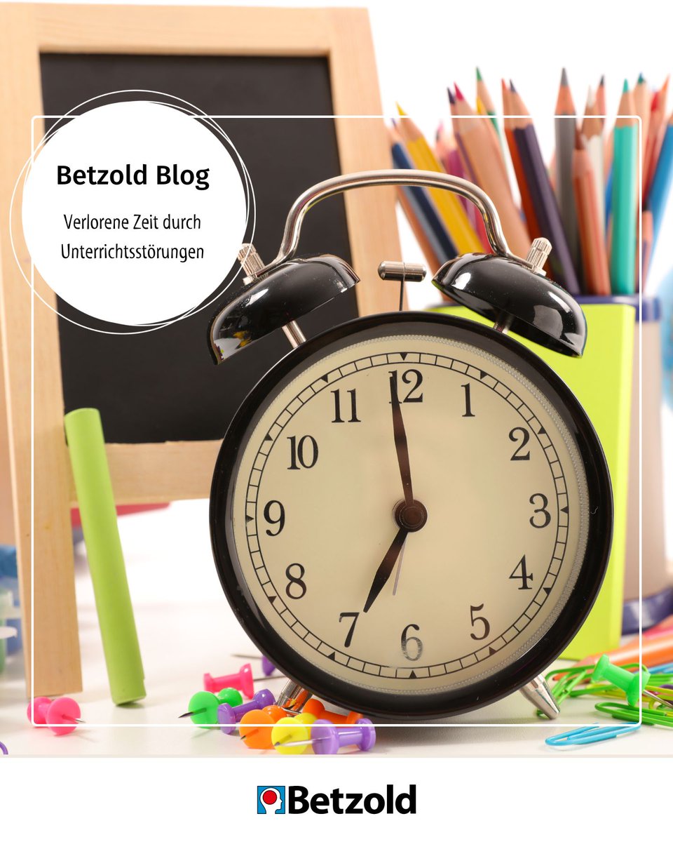 Durch kleine Trödeleien, Ablenkungen und Unterrichtsstörungen geht viel Unterrichtszeit verloren. Hier findet ihr 5 Ansätze, um die verplemperte Zeit nachzuholen oder zu minimieren: link.betzold.de/ZSVF
