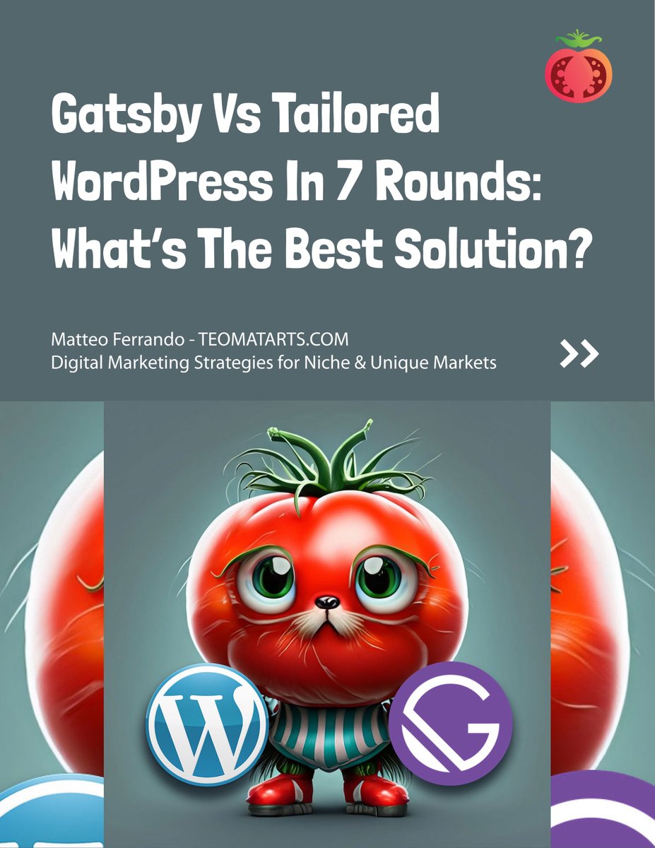 teomatarts's tweet photo. Gatsby Vs Tailored WordPress In 7 Rounds: What Is The Best Website Solution?

Read the full article:
https://t.co/7O0cdiYI4r

#Gatsby #Gatsbyjs #React #Wordpress #TailoredWordpress #WebDevelopment https://t.co/ea4nnl0kHY