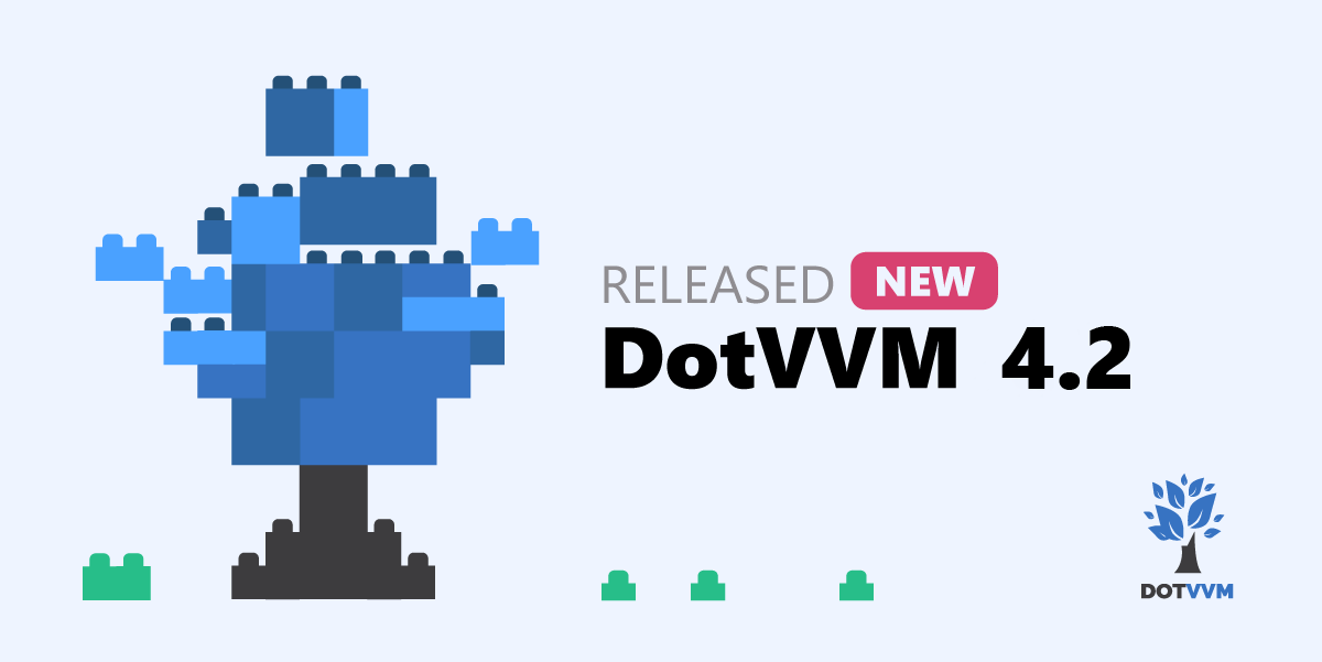 dotvvm's tweet photo. 🤩 We are happy to announce the #release of #DotVVM 4.2, which brings many improvements and prepares the ground for DotVVM 5.0.

New features:
🔵 Validation in static commands
🔵 https://t.co/PZlAwfOEAz Web Forms adapters
🔵 Custom primitive types
📖 More https://t.co/UtQsXaguIk https://t.co/UT0cW1nIme