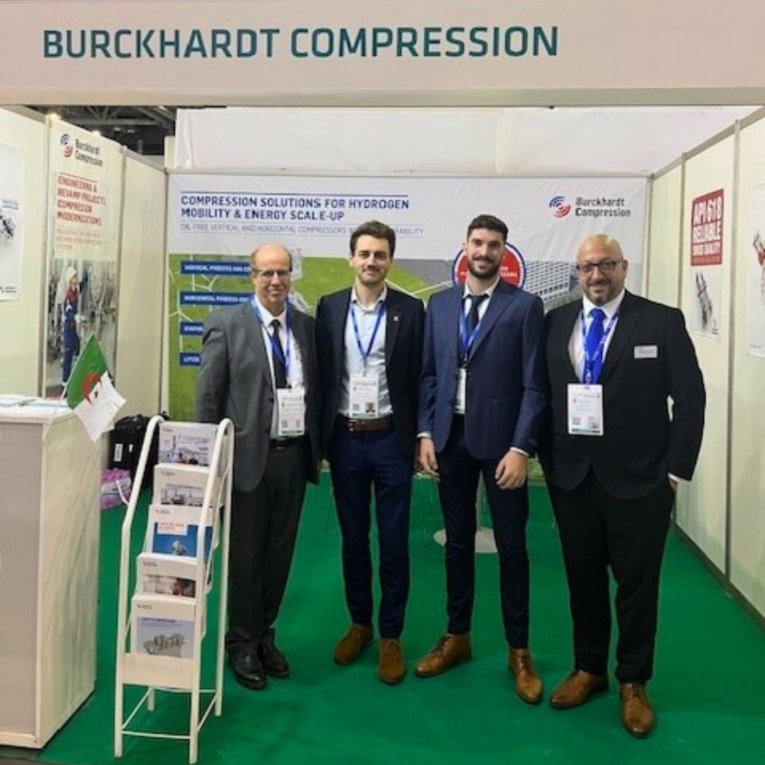 Day one at #NAPEC2023 in Oran, Algeria, was a great success! Join us at our stand F26 until November 15th, along with our agent in Algeria, EFSI. We're excited to welcome you and discuss your specific compression and service solutions needs. 🤝
#BurckhardtCompression #VisitUs