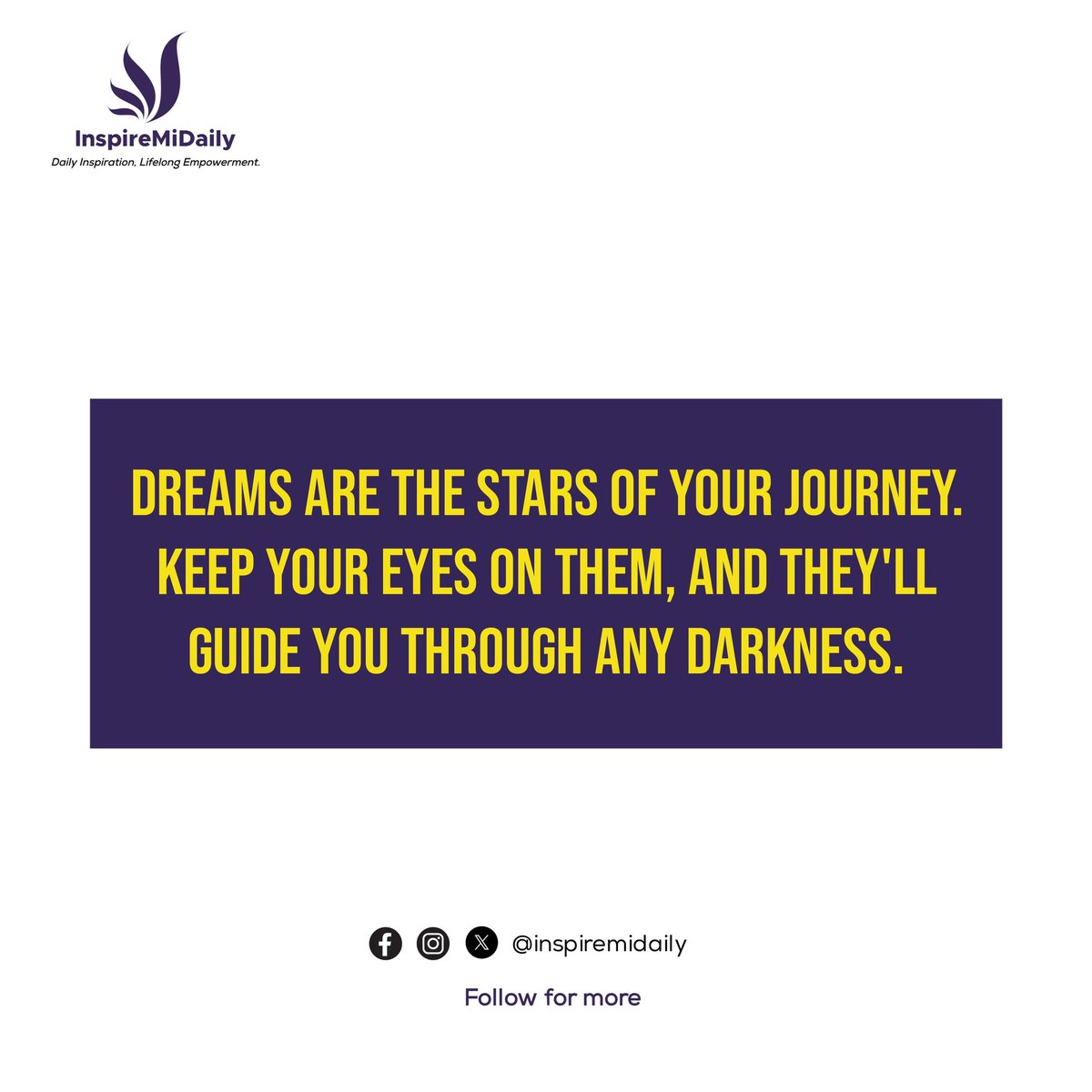 InspireMiDaily's tweet photo. Chasing dreams through the dark, guided by the stars within. ✨ #dreamjourney #staymotivated #inspiremidaily #fhearnotgraphix #motivatemedaily
.
.
.
.
.
LIKE | COMMENT | SHARE | SAVE | FOLLOW US FOR MORE ❤️🔥🤝 https://t.co/psSmXJSNCa