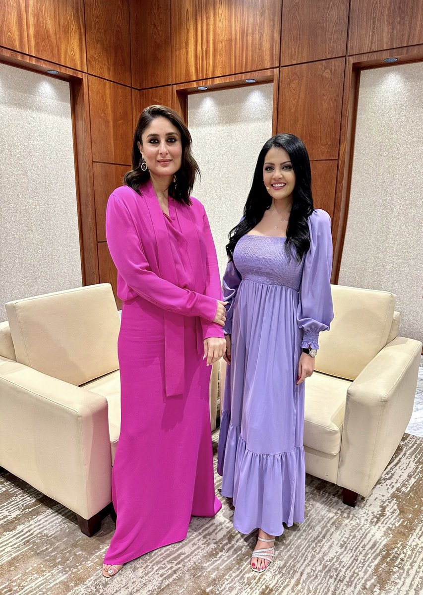 Had the pleasure of interviewing the Bollywood Diva, Kareena Kapoor Khan for an hour yesterday! She is indeed a wonderful personality!

#KareenaKapoorKhan #Bollywood #Interview #Netflix #Kapoorfamily #raniaali #dubaipresenter #dubaimcee #dubaitvpresenter #Dubaievents