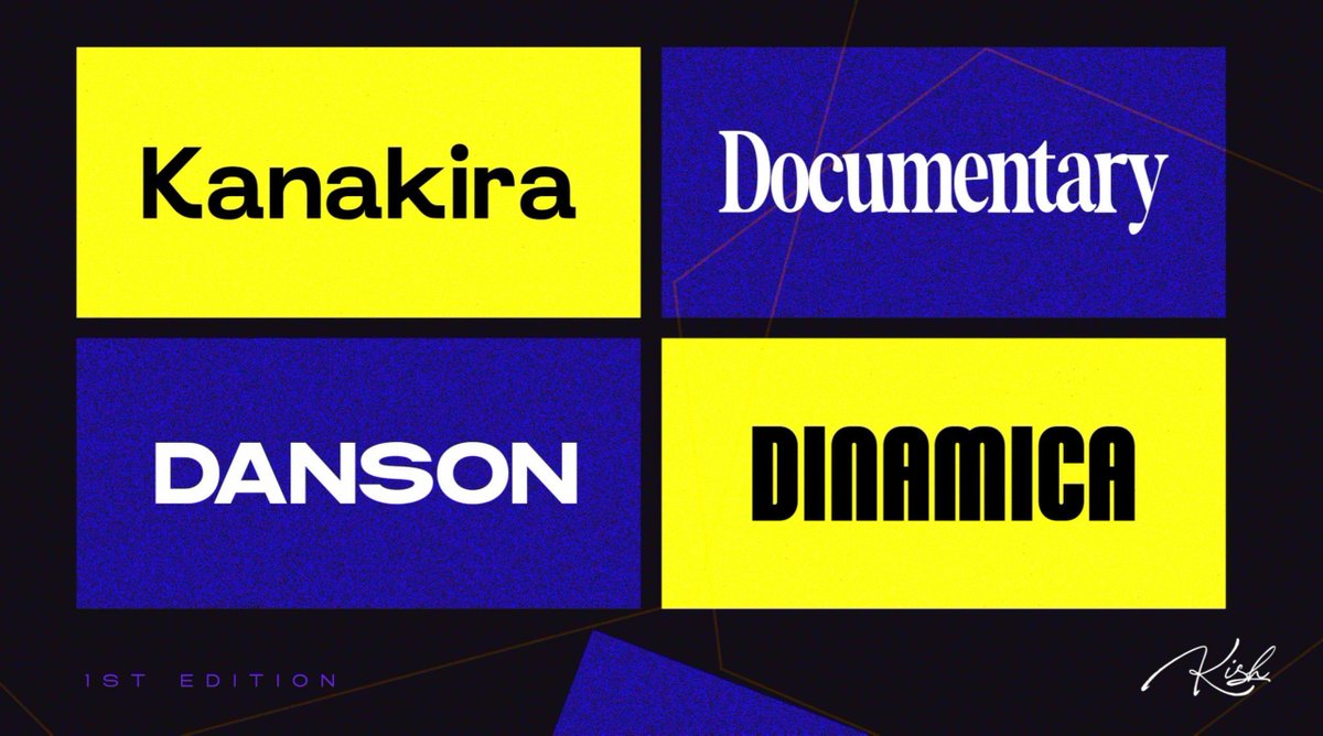 exousia_graphix's tweet image. GM guys! 🍵

Here&apos;s our opening for #typetuesday.

Click the link below to access them and let me know which is your favorite 💜

Mine is DANSON!

buff.ly/3QQ7CWz