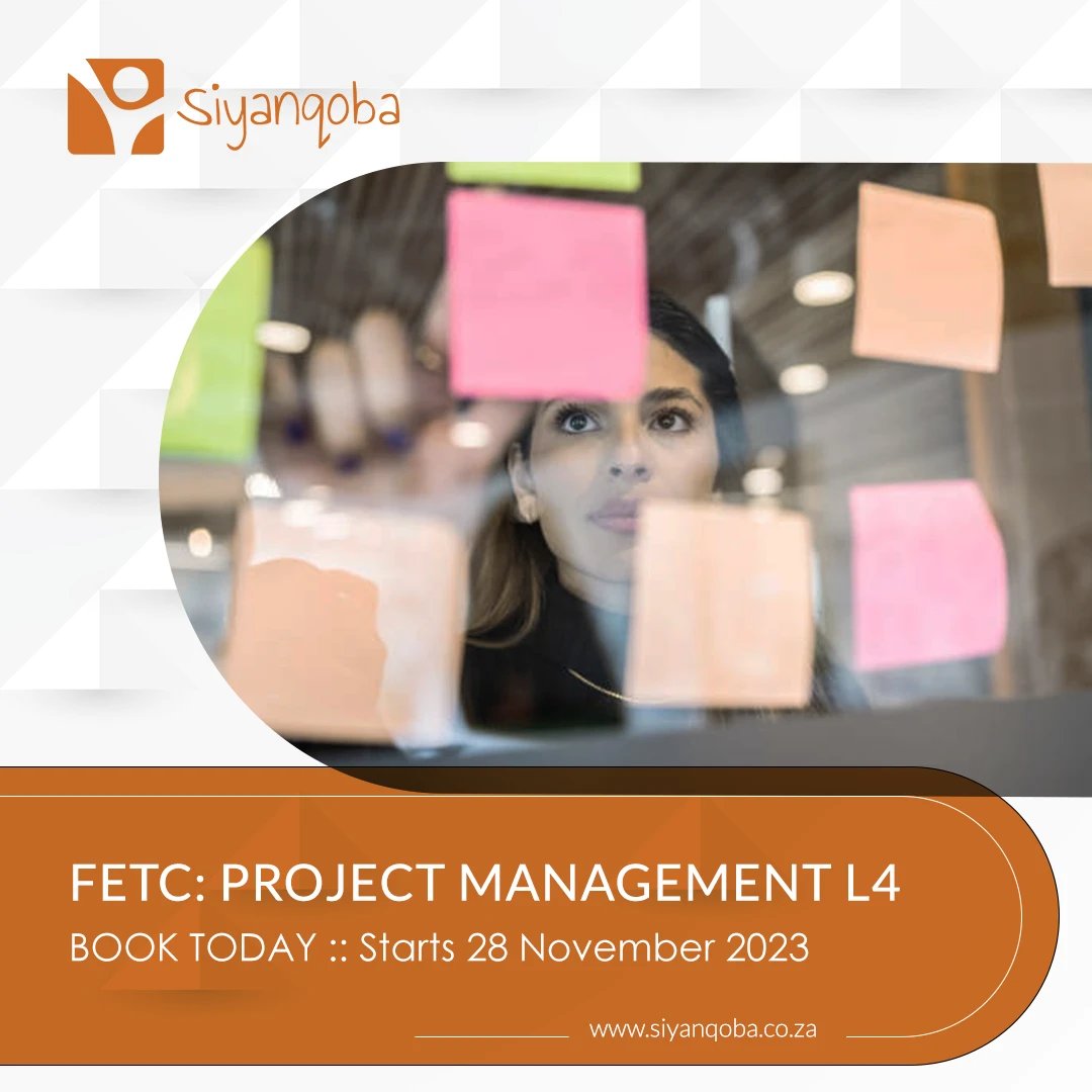If you operate as a team member, #ProjectAdministrator, or #leader of a small project in a #project environment, JOIN US for #accredited #training starting on 28 Nov 2023: siyanqoba.co.za/events/pml4/
