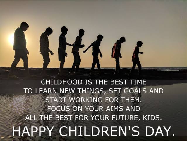 Wishing Happy Children’ s day to the child within all of us. Happy Children’s Day to all!