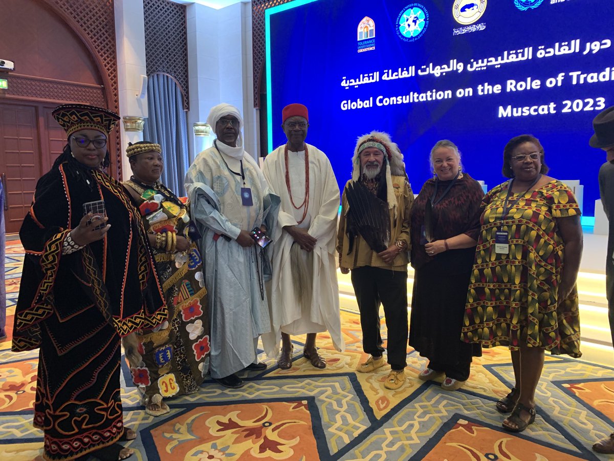 Participating in the Global consultation on Role of Traditional Leaders and Actors in Genocide Prevention, now taking place in Muscat, Oman.