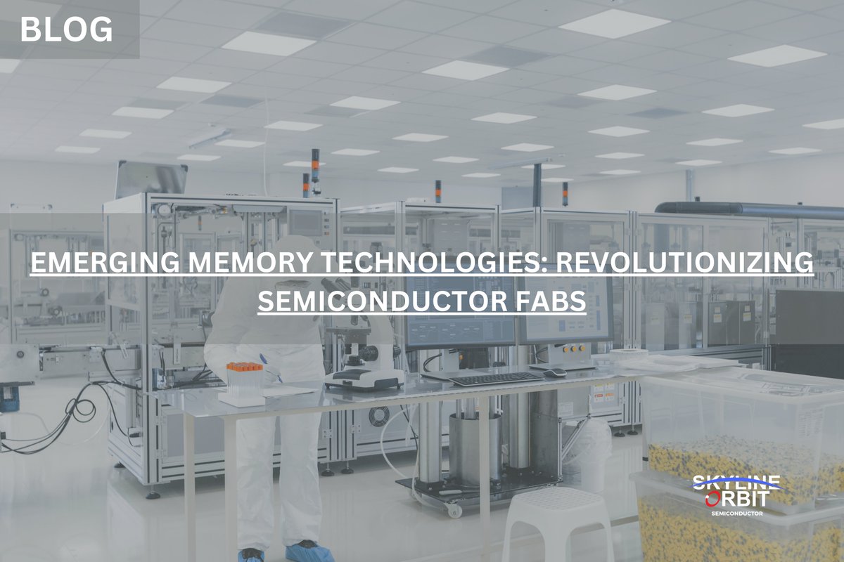 skyline_orbit's tweet image. The #semiconductor industry&apos;s #memoryrevolution is here. MRAM, ReRAM, and FRAM are reshaping the landscape. Discover how these innovations are powering faster, more efficient, &amp;amp; reliable memory solutions. Read more: bit.ly/3Qqcsbp