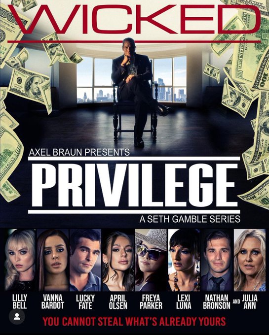 Thank you to my cast and crew of @WickedPictures Privilege for 6 nominations @avnawards   SO PROUD AND<a class="tags" href="/tag/wickedpictures">@wickedpictures</a>