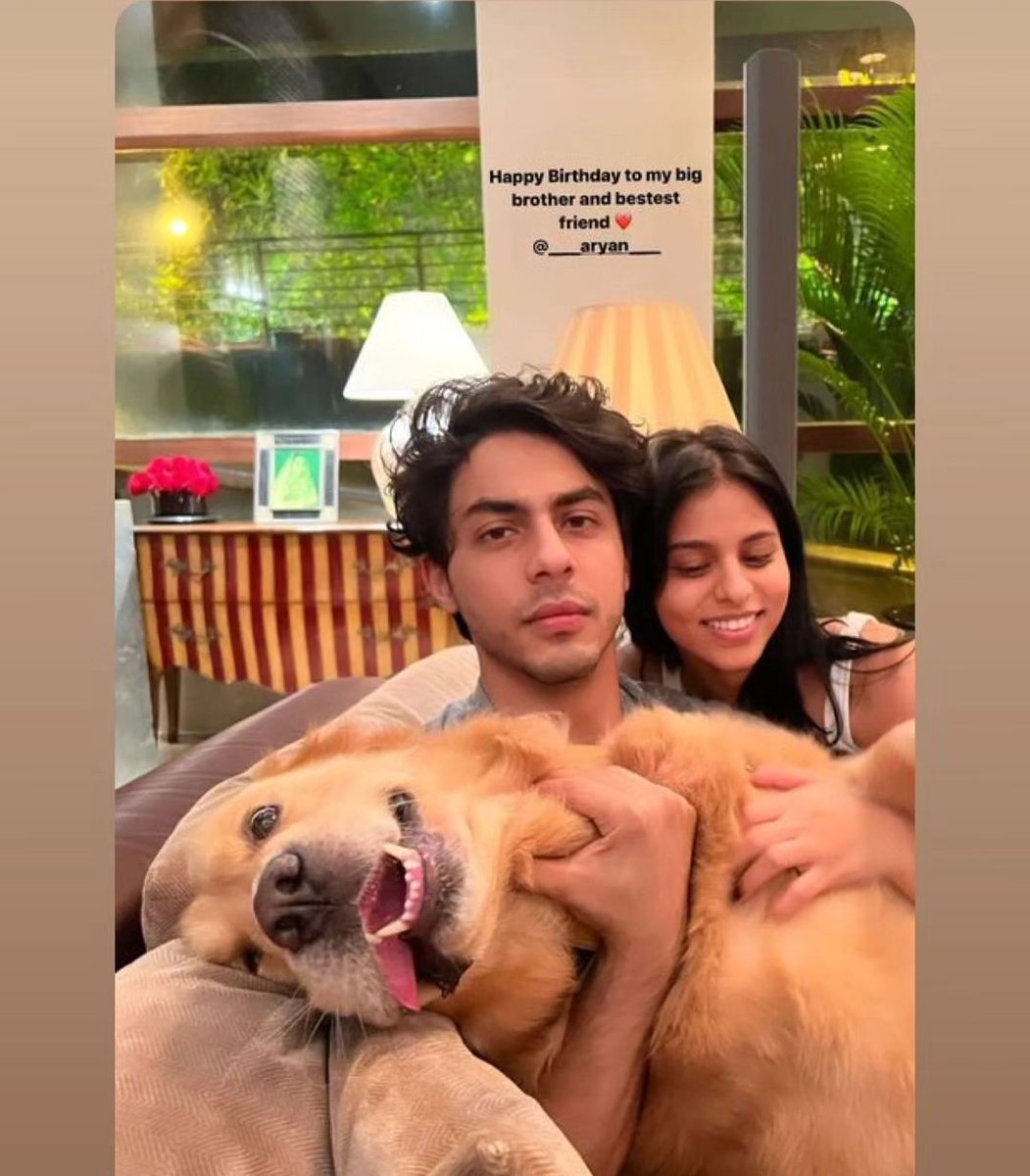 As Aryan Khan turned 26 on Monday, Suhana Khan took to Instagram to share an adorable throwback picture to wish him on his special day ✨✨

#suhanakhanteam #suhanakhanfc #suhanakhan44♥️ #suhanakhan2 #suhanakhan #suhanakhanfans #suhanakhanfans 

gujaratimidday.com/photo