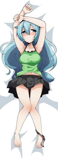 抱き枕っぽいエリアちゃ 