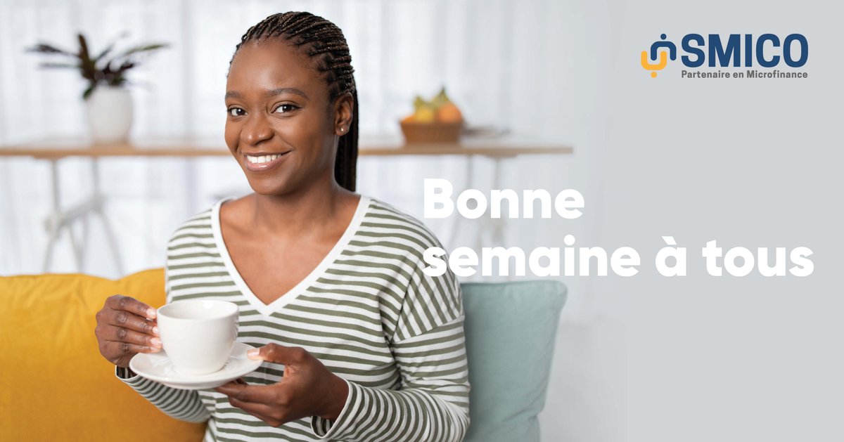 Que cette nouvelle semaine soit synonyme de nouveaux départs, de nouvelles opportunités et de nouveaux succès. Bonne semaine à tous.

#nouvellesemaine #voeux #smico