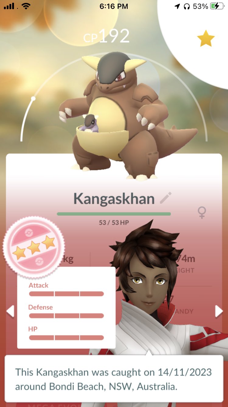 Hundo Kangaskhan in Pokémon Go 