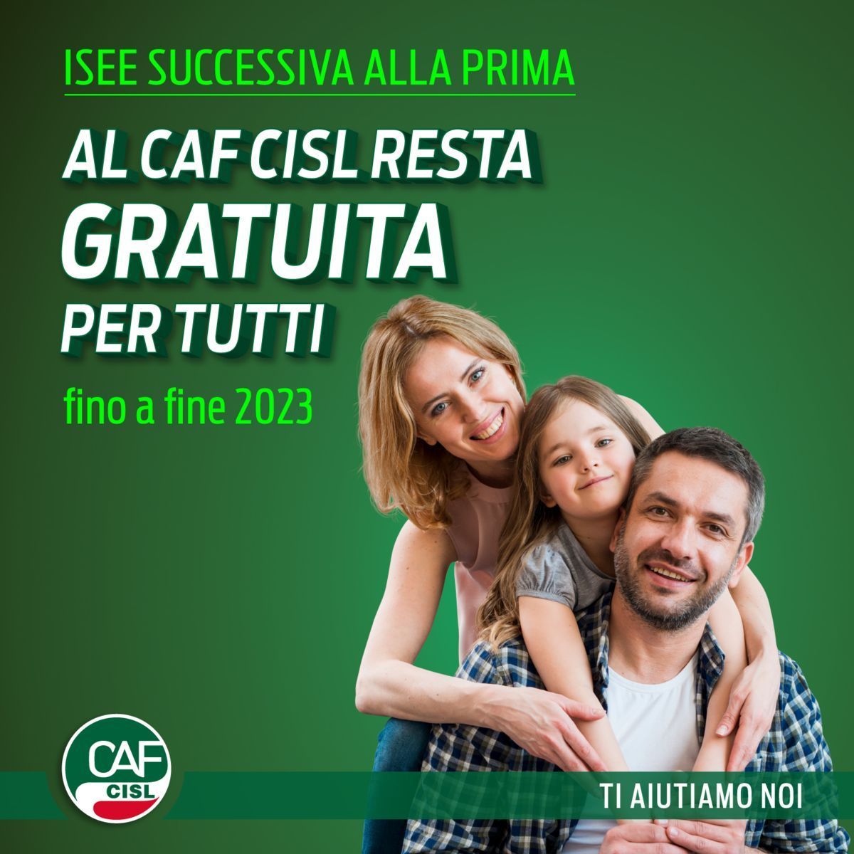 CafCisl's tweet photo. ❇️ AL CAF CISL, ISEE SUCCESSIVA ALLA PRIMA GRATUITA fino a fine 2023 ❇️

Ricorda, al Caf CISL anche la DSU/ISEE successiva alla prima resta GRATUITA PER TUTTI fino a fine 2023!!!

🔗Scopri di più su: https://t.co/id9RowhZAf https://t.co/s2MzoHyZaM