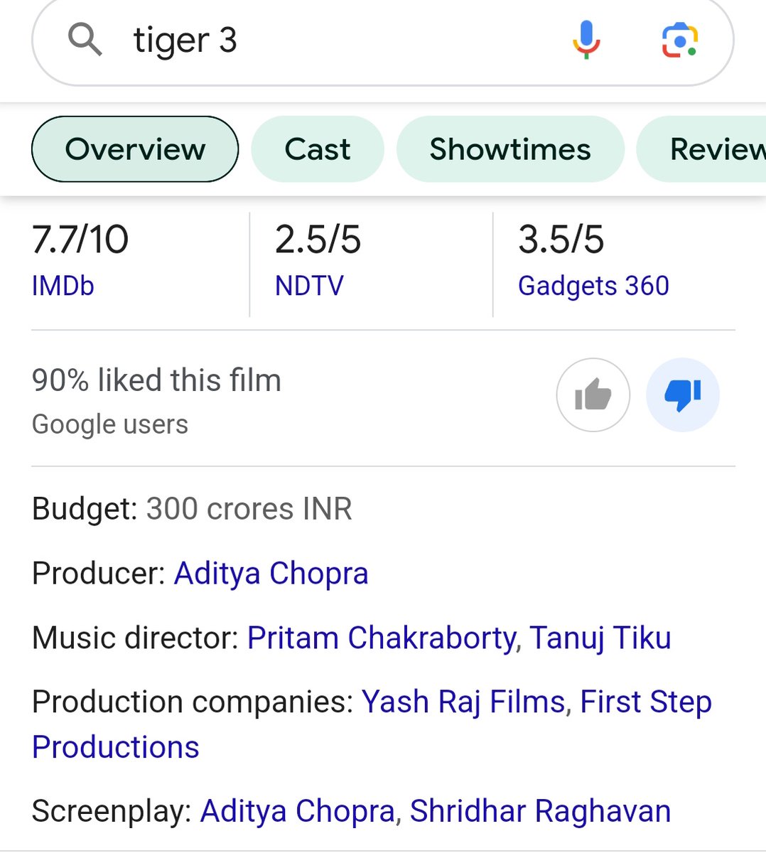 #BoycottTiger3 

Do Google rate, IMDb rate ✊🔥no more kachara will be tolerated in name of entertainment ✊🔥

#BoycottBollywood 
#BoycottWholeBollywood 🔥
