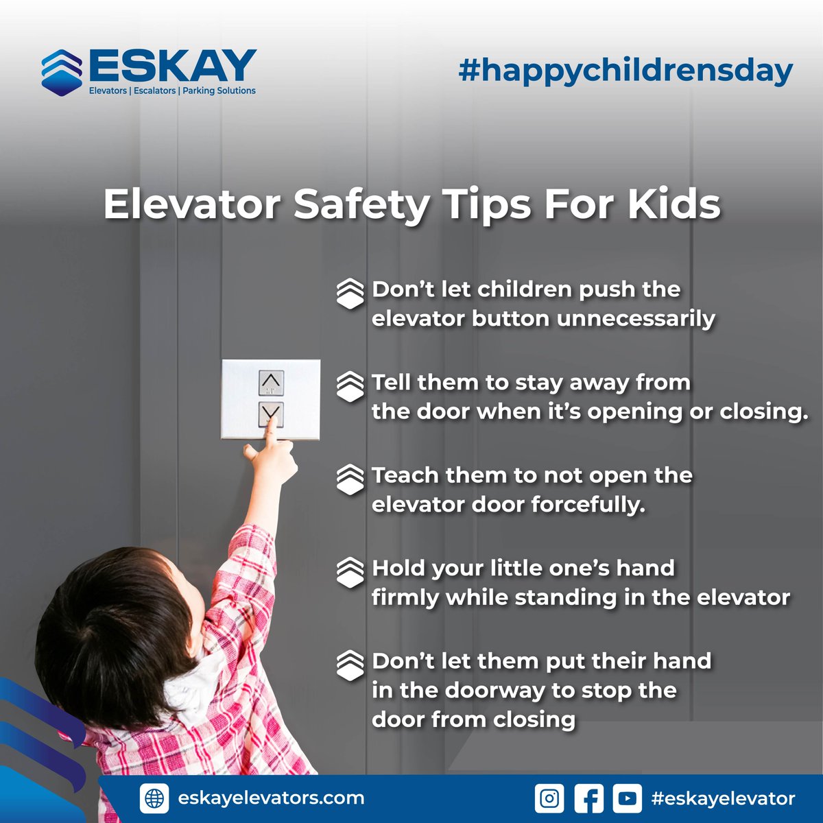 eskayelevators's tweet photo. We kid you not, your child’s safety is our top priority!

The Eskay team wishes you all a very Happy Children’s Day!

#EskaySafetyFirst #ChildSafetyMatters #HappyChildrensDay #EskayElevatorsCare #ElevateWithSafety #SafeRidesWithEskay #ChildrensDayWishes #ElevatingHappiness https://t.co/FFV2PErWam