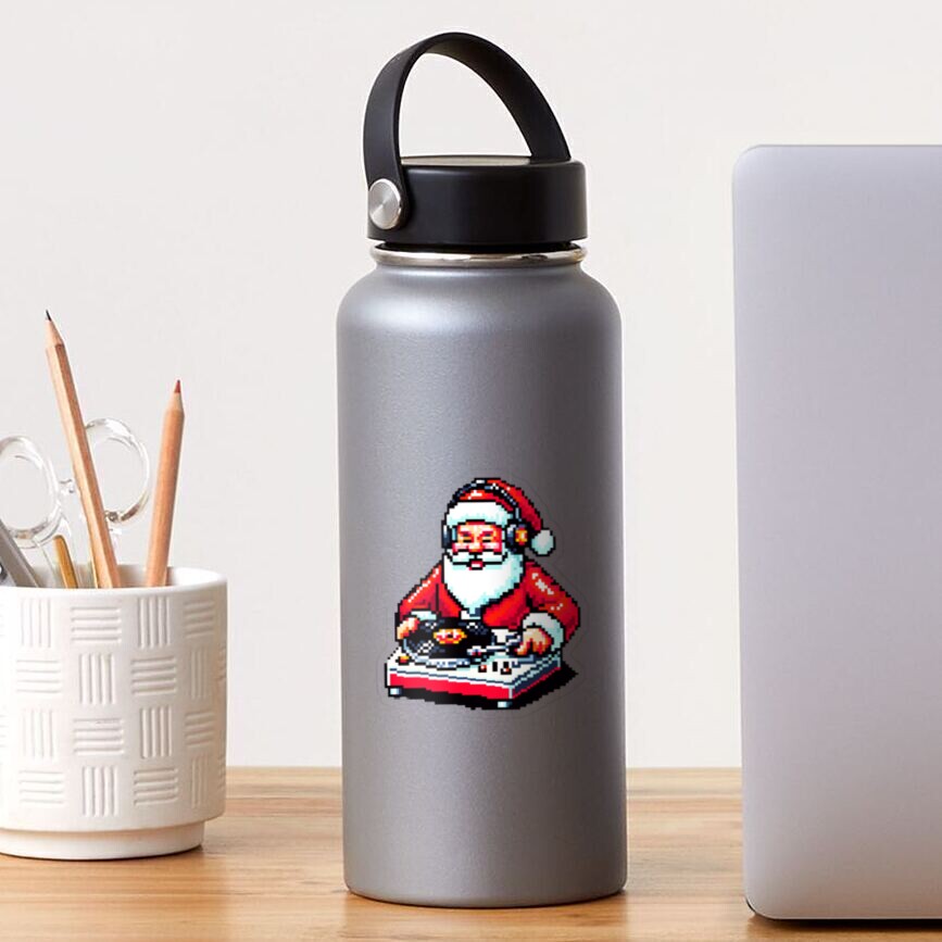 PixelPunksters's tweet photo. 🎅🎧 Drop the beat this holiday season with the 8-bit DJ Santa! A perfect blend of retro charm and festive cheer. 🎄💻 https://t.co/MLlYMqPxkt #findyourthing #redbubble #8BitChristmas #DJSanta #RetroHoliday #PixelArt #RBandME #Christmasgifts #Santa #Christmas2023 #giftideas https://t.co/rouiVVBed9