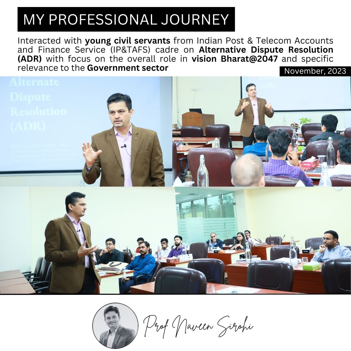 Prof Naveen Sirohi, PhD tweet media