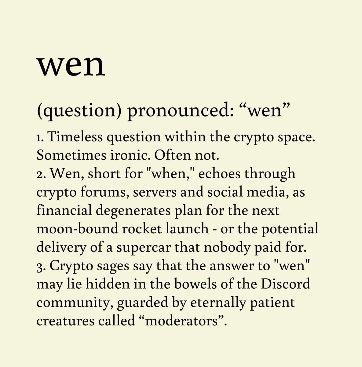 RecedingHare's tweet photo. Gm everyone. Hope your morning is a belter. Here’s today’s #cryptionary entry…
Don’t forget to like, share and follow the Hare. 🐇 https://t.co/8We3WwZB0r