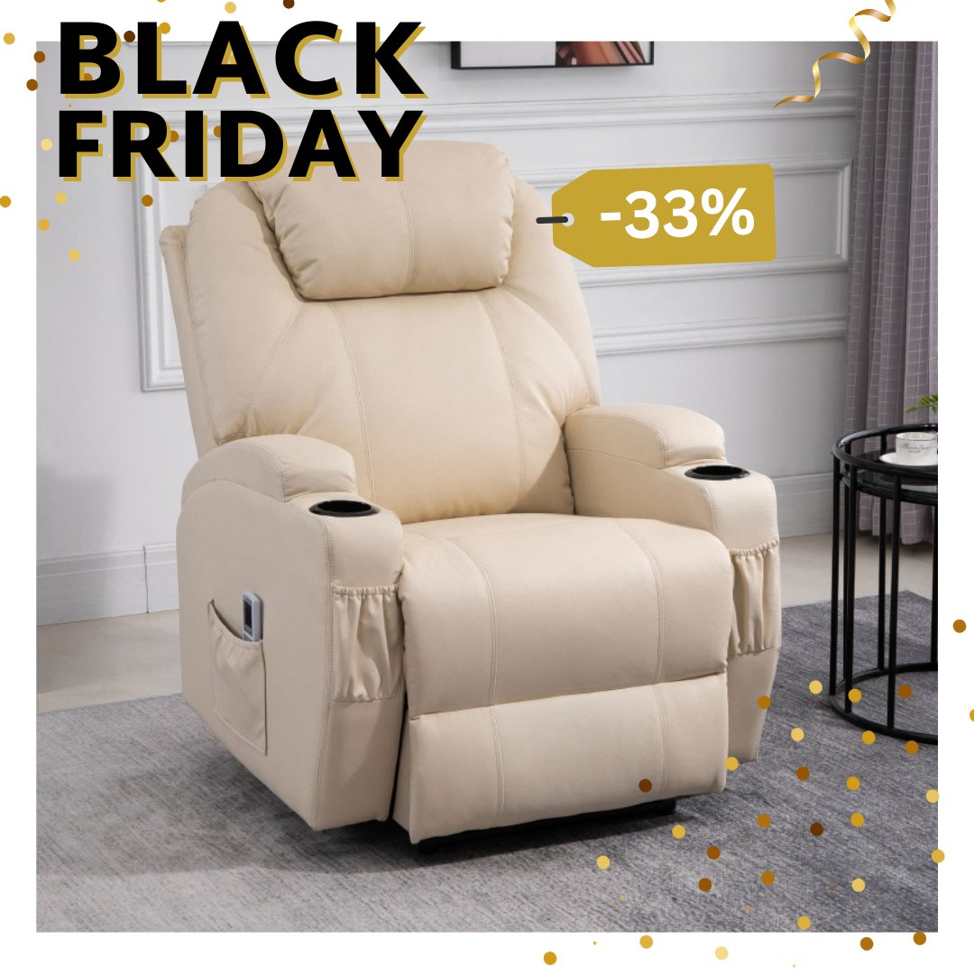 AosomFR's tweet photo. Profitez de nos offres Black Friday pour vous faire plaisir ! Ce superbe fauteuil massant, grand confort est à -33% jusqu'au 16 novembre !

Référence : 700-029V02CW

#aosomfr #blackfriday #fauteuil #home #interiordesign #homedecor #decor #interior #winterdecor #cosyhome https://t.co/ByuKXb1YNX