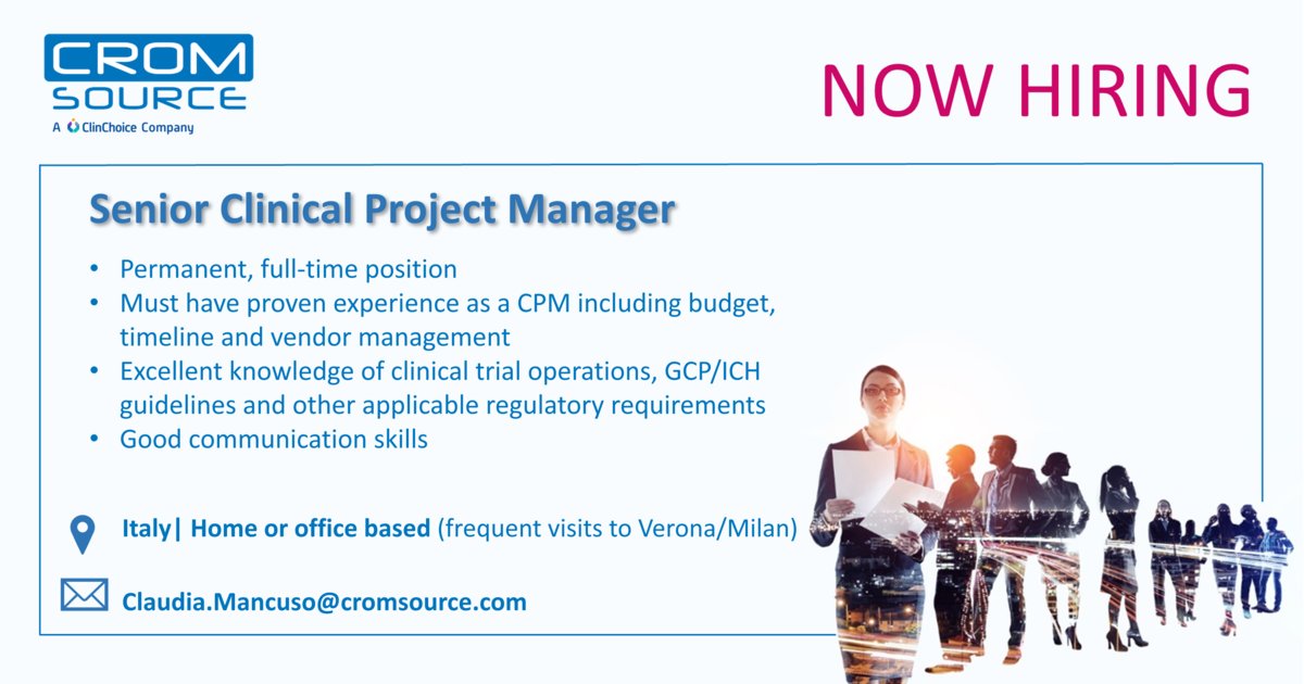 TalentSourceLS's tweet photo. Would you like to be a part of a dynamic team in a fast-paced environment? Do not miss this opportunity to join our team of passionate clinical research professionals! Send your CV today!
https://t.co/UaIrRXAlHP

#hiring #career #clinicalresearch #jobs #clinicalprojectmanager https://t.co/RqkZdbY9Wd