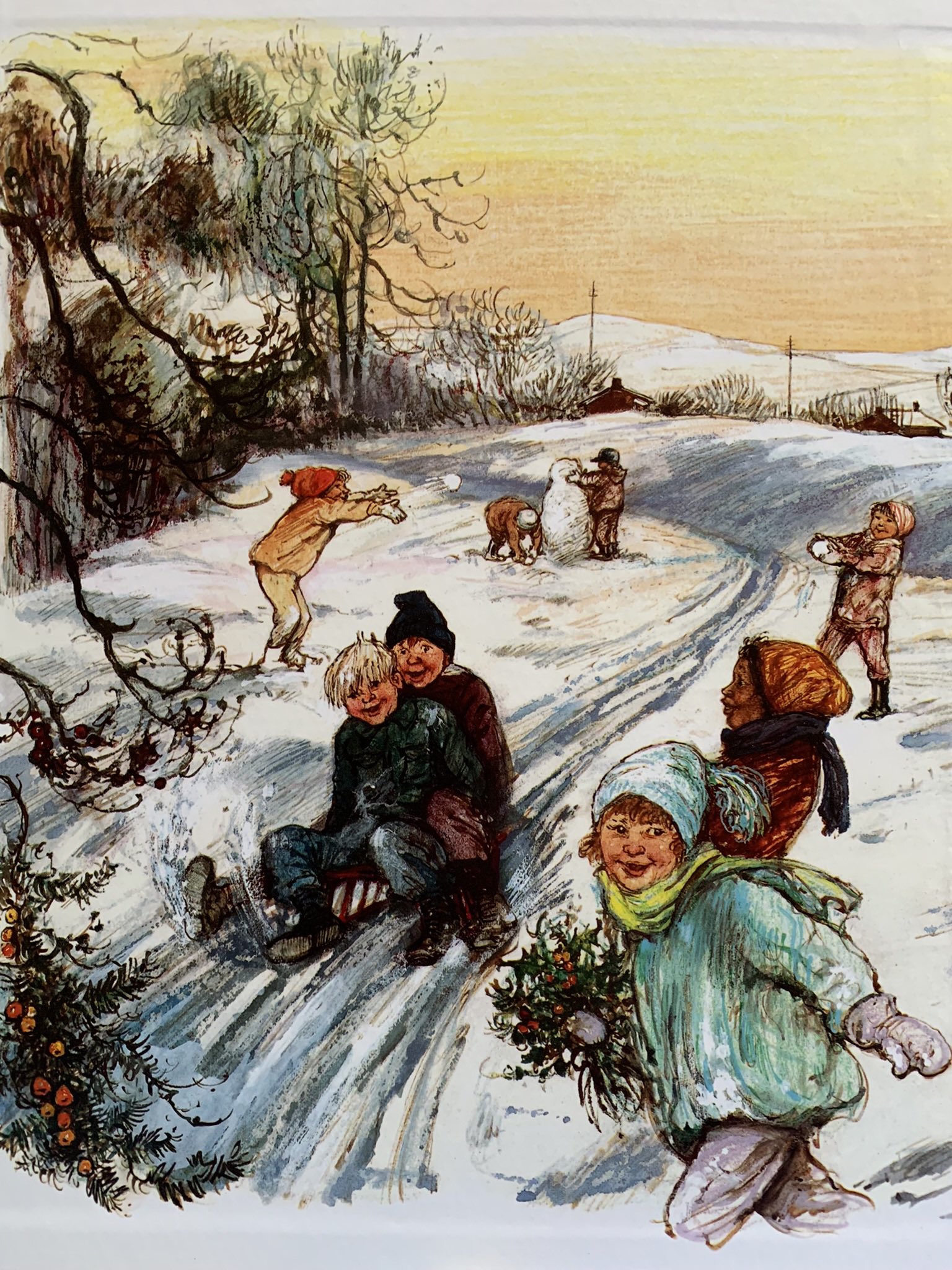Shirley Hughes on X: These activities are taken from Snow in the