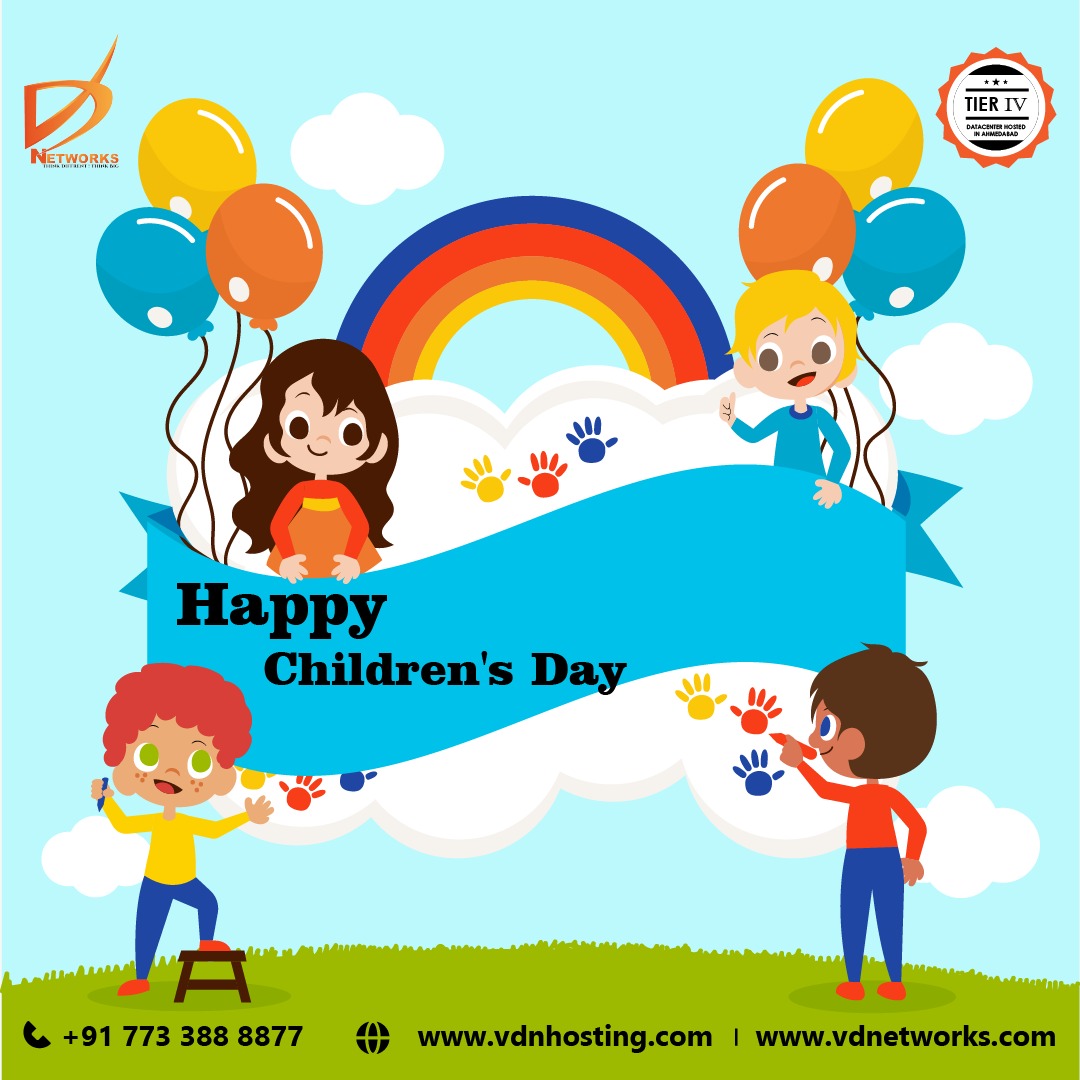 Many happy wishes for Children’s Day!😊
Contact Us :7733888877
Visit : vdnhosting.com
    vdnetworks.com
Mail Us : info@vdnetworks.com