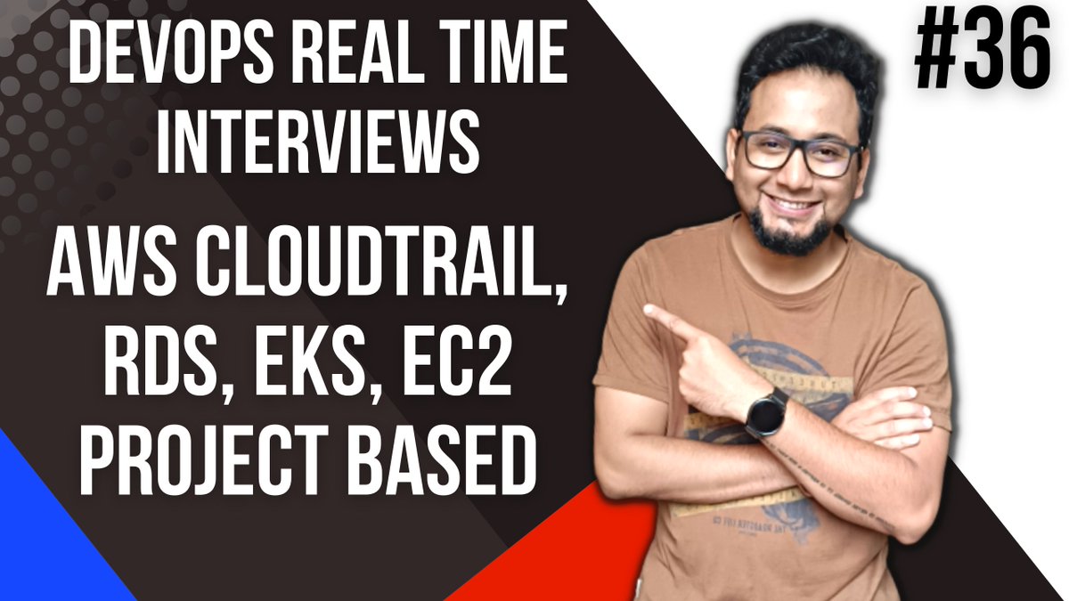 LogicOpsLab's tweet image. The 36th video is LIVE now.

Link - youtu.be/DMgHrse4yvg

For more DevOps and Cloud-related content follow @logicopslab and subscribe to our channel on YouTube

Subscribe - LogicOps Lab - youtube.com/channel/UCjGct…

#devops #devopsinterviews #cloud #cloudinterviews