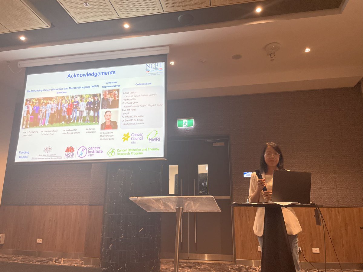 NoncodingG's tweet image. Presentations from our group members at the 2023 Australian Association of Chinese Biomedical Scientists Annual Meeting. Huge congrats to our PhD student, Ran Xu, for his best oral presentation award. Well deserved👏@xudongzhang15 @LeiJin83480165