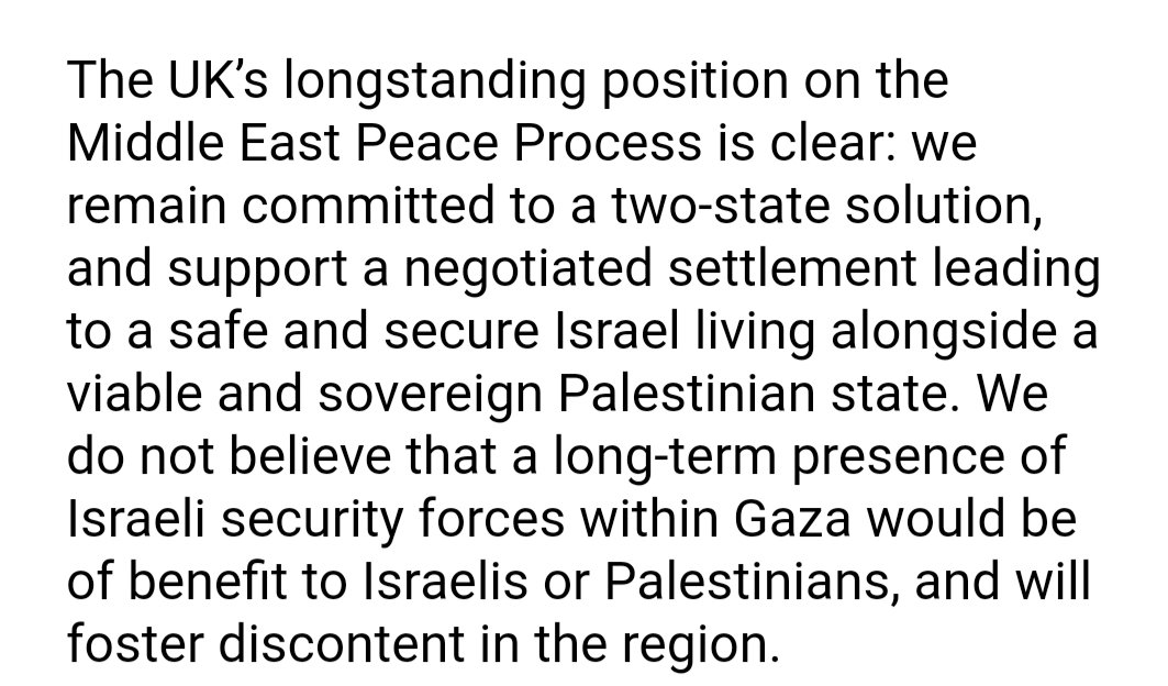 The UK government has responded to the petition, “Seek a ceasefire and to end Israeli occupation of the West Bank and Gaza Strip”. 

The Hamas argument is cold, calculated propaganda. 

We are governed by monsters.